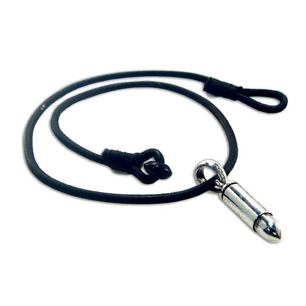 Amigaz Leather choker with bullet