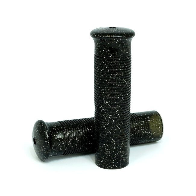 Anderson 1" Glitter Motorcycle Grips Glitter Black