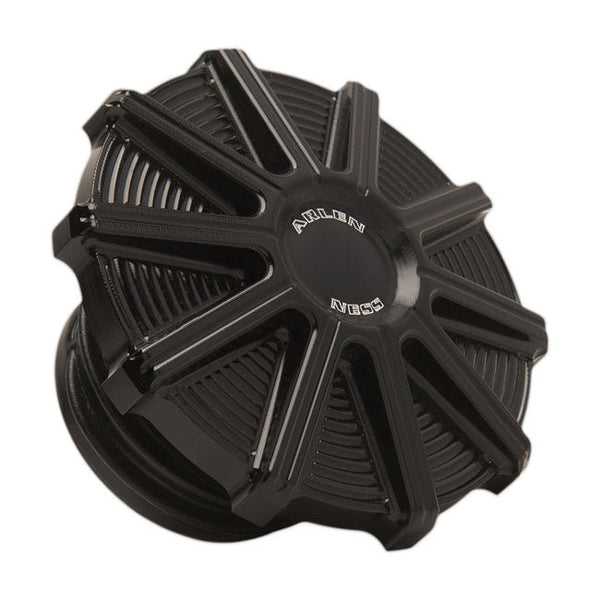 Arlen Ness 10-Gauge Gas Cap  HD 96-18 Black