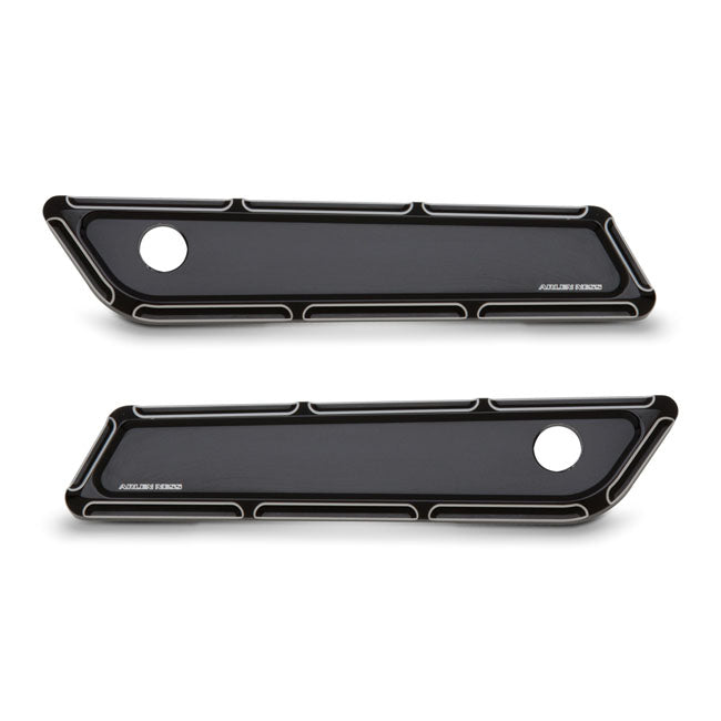 Arlen Ness Beveled Saddlebag Latch Covers for Harley 14-25 Touring (exkl. 23-25 CVO; 24-25 Road Glide / Street Glide)  - Customhoj
