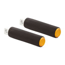 Arlen Ness Knurled Passenger Footpegs for Harley 18-21 Softail / Gold