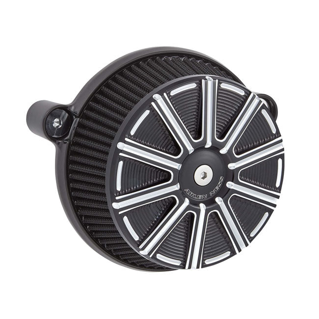 Arlen Ness Stage 1 Big Sucker Air Cleaner 10-Gauge for Harley 18-22 Softail; 17-22 Touring; 17-22 Trikes / Black