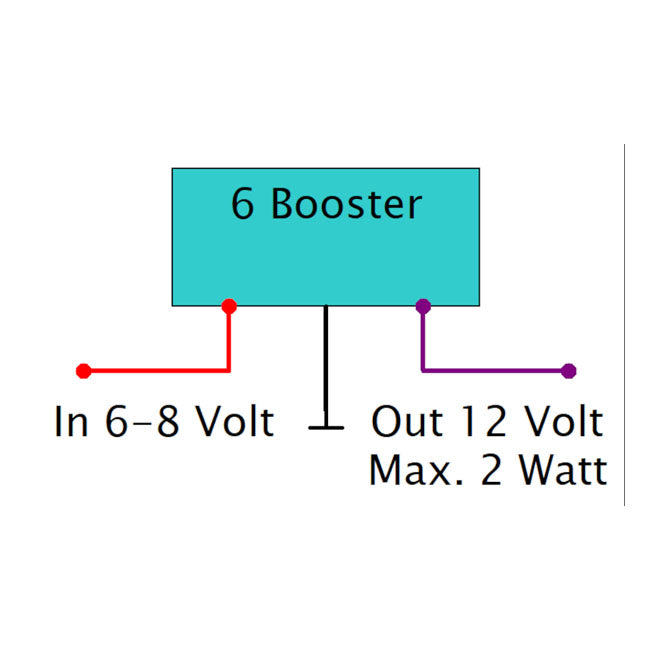 Axel Joost Elektronik 6 Booster 6V to 12V converter