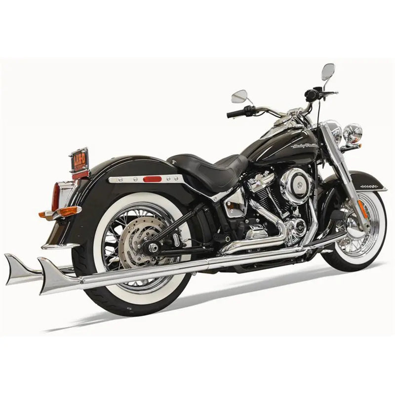 Bassani Fishtail True Dual Exhaust System for Harley  - Customhoj