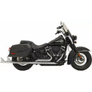 Bassani Fishtail True Dual Exhaust System for Harley 18-24 Softail Deluxe / Heritage Classic / Chrome / 33"  - Customhoj