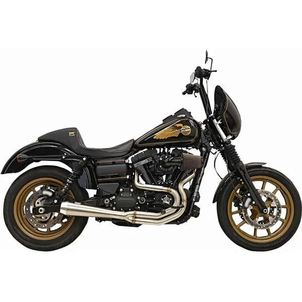 Bassani Greg Lutzka Stainless 2-into-1 Exhaust System for Harley 07-17 Dyna with forward controls  - Customhoj