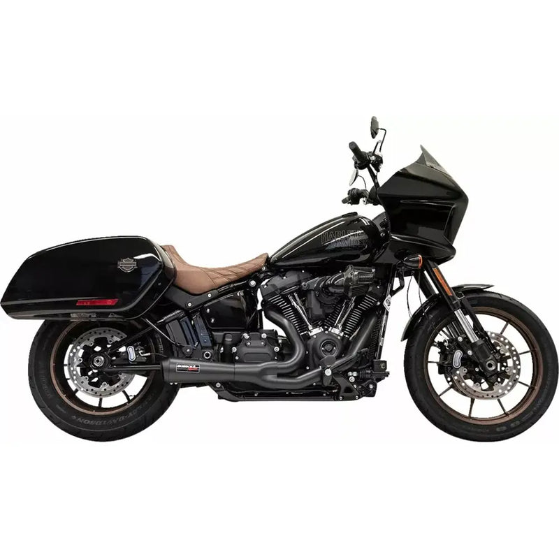 Bassani The Ripper Short 2-into-1 Exhaust System for Harley 18-24 Softail Low Rider ST / Sport Glide / Black  - Customhoj