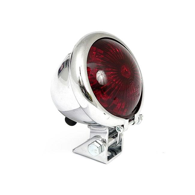 Bates LED Taillight Chrome