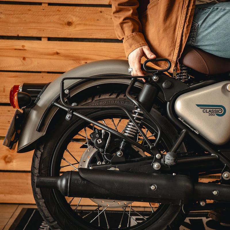 Longride Zestaw uchwytów do sakw Click-On do motocykli Royal Enfield