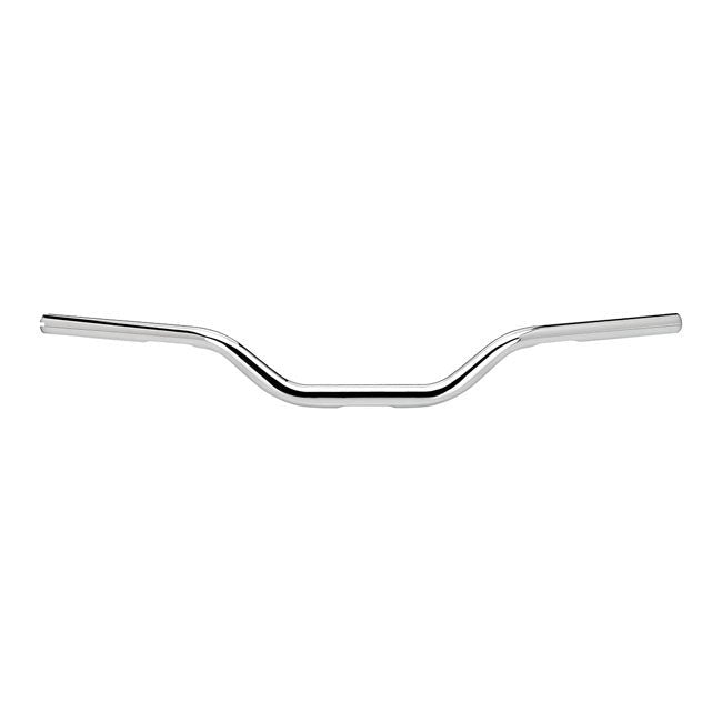 Biltwell 1-1/8" Tracker Mid O/S Motorcycle Handlebars Chrome / E-Throttle