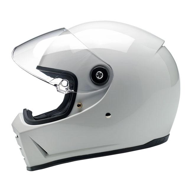 Biltwell Lane Splitter Integral Helmet White