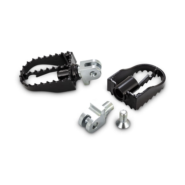 Burly MX Style Rider Footpegs for Triumph Bonneville/Scrambler