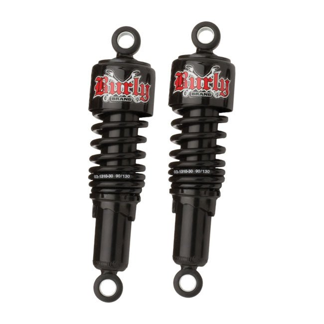 Burly Slammer 10.5" Shocks Sportster 86-21 Sportster 04-21 / Black