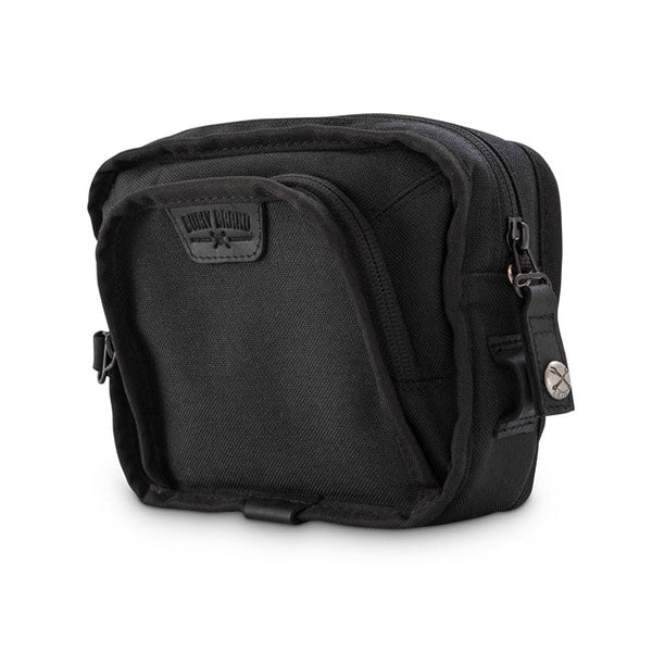 Burly Voyager Handlebar Bag Black - Customhoj