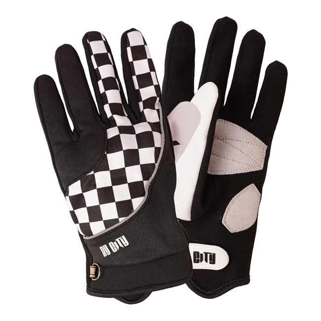 By City Guard Motorcycle Gloves White / S  - Customhoj