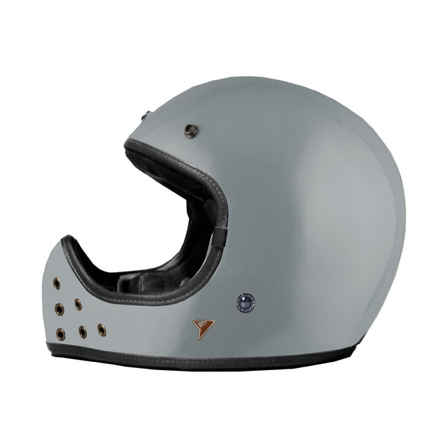By City The Rock Retro Motocross Motorcycle Helmet  - Customhoj