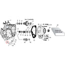 Cam Drive / Cover Parts Diagram Exploded View for Harley Shovelhead & Evolution Big Twin 20) 36-99 Big Twin. Bushing, oil pump drive shaft. Replaces OEM: 24641-36