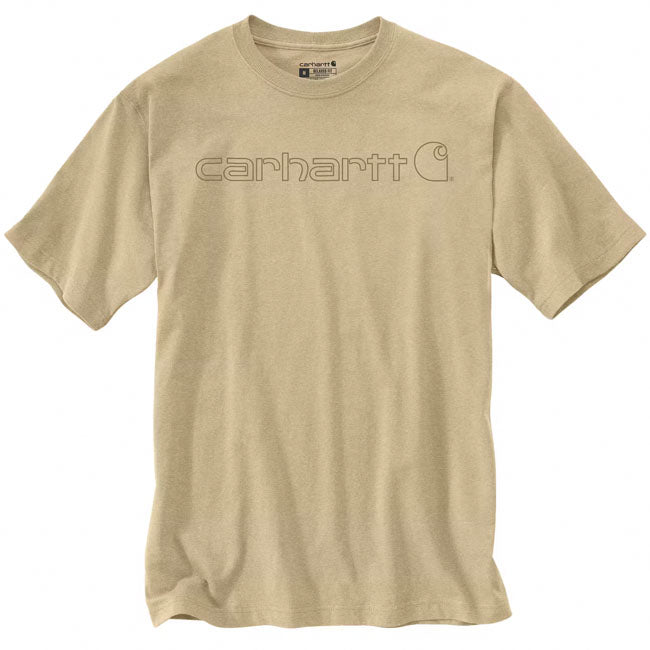 Carhartt Core Logo T-Shirt Beach Heather / S  - Customhoj