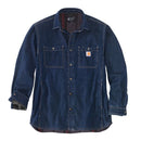 Carhartt Denim Fleece Lined Shirt Glacier S