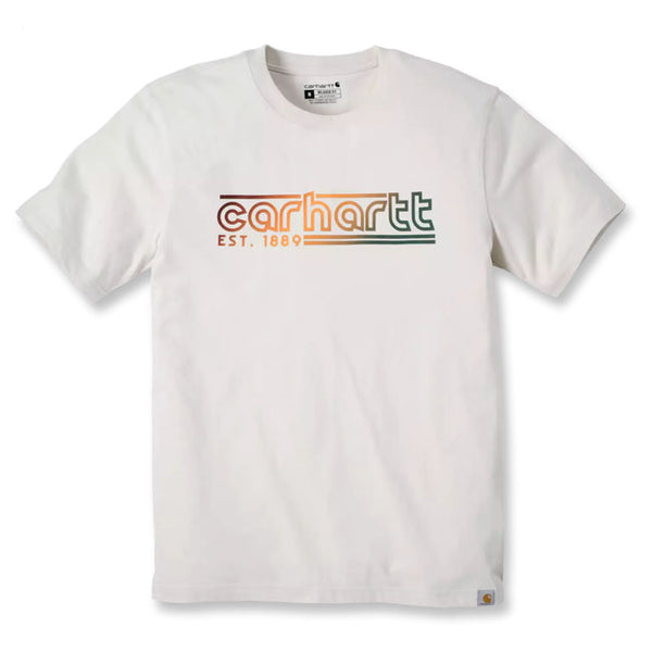 Carhartt Logo Graphic T-Shirt Oat Milk / S  - Customhoj