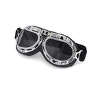 Cavalero Jet Classic Vintage Motorcycle Goggles Chrome / Tinted