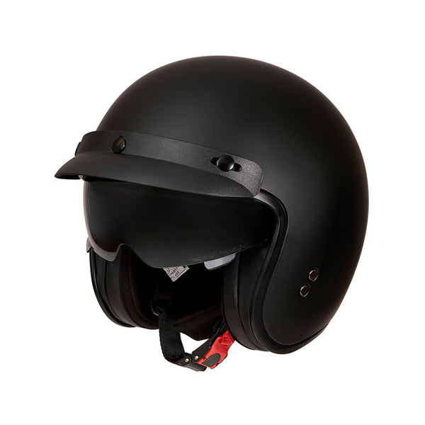 Claw Cruiser Jet Sunvsior Open Motorcycle Helmet Matte Black / XS (53-54cm)