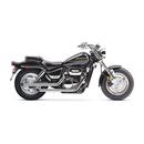 Cobra Drag Pipe Chrome Slip-On Mufflers for Suzuki 99-04 VZ800 Marauder