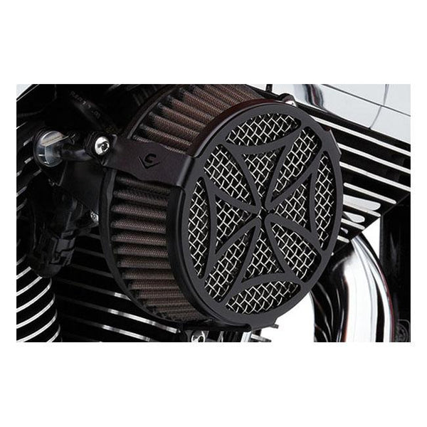 Cobra Naked Air Cleaner Kit Cross Softail 01-15; Dyna 04-17; Touring 02-07 Black