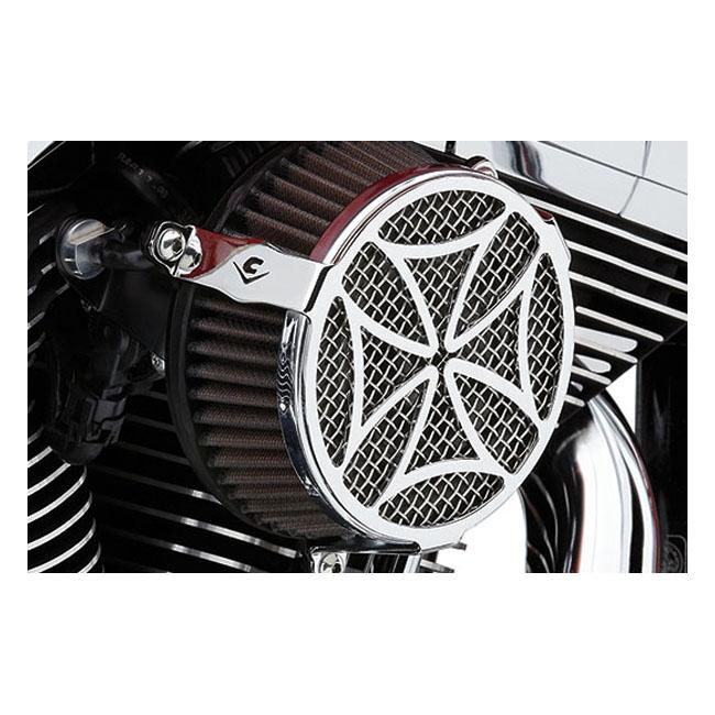 Cobra Naked Air Cleaner Kit Cross Softail 01-15; Dyna 04-17; Touring 02-07 Chrome