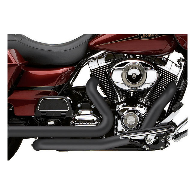 Cobra PowerPort Headpipes for Harley 17-25 Touring / Black  - Customhoj
