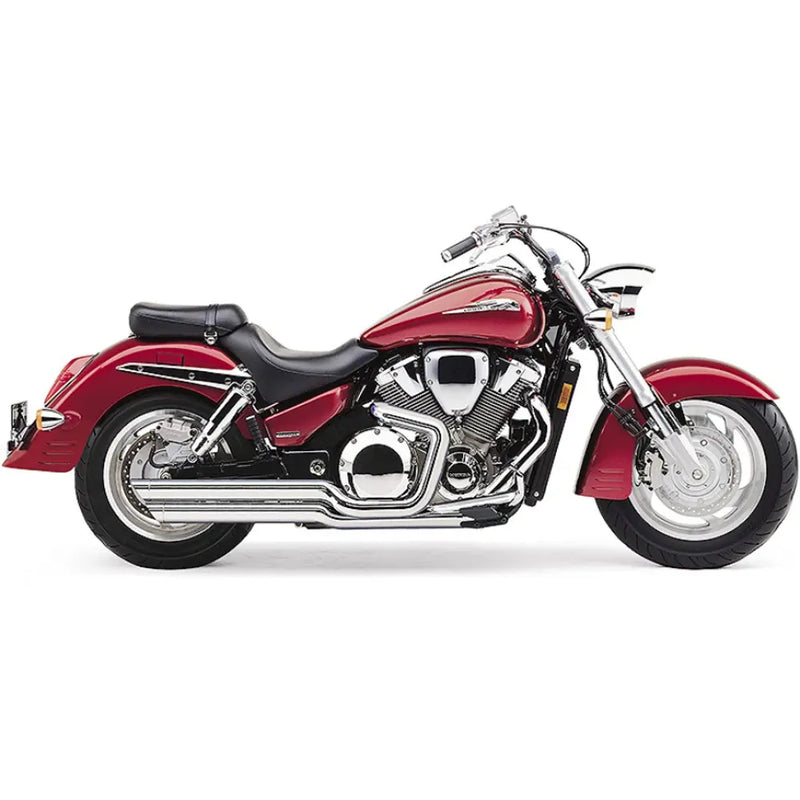 Cobra Speedster Slashdown Exhaust Chrome for Honda 03-08 VTX1800 N / R / S  - Customhoj