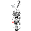 Cylinder Parts Diagram Exploded View for Harley Shovelhead 19) 66-78 Shovelhead. Rear cylinder, 1340cc (80"). Replaces OEM: 16495-78