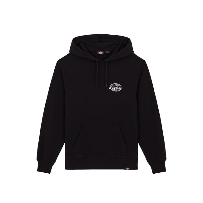 Dickies Globe Hoodie Black / S  - Customhoj