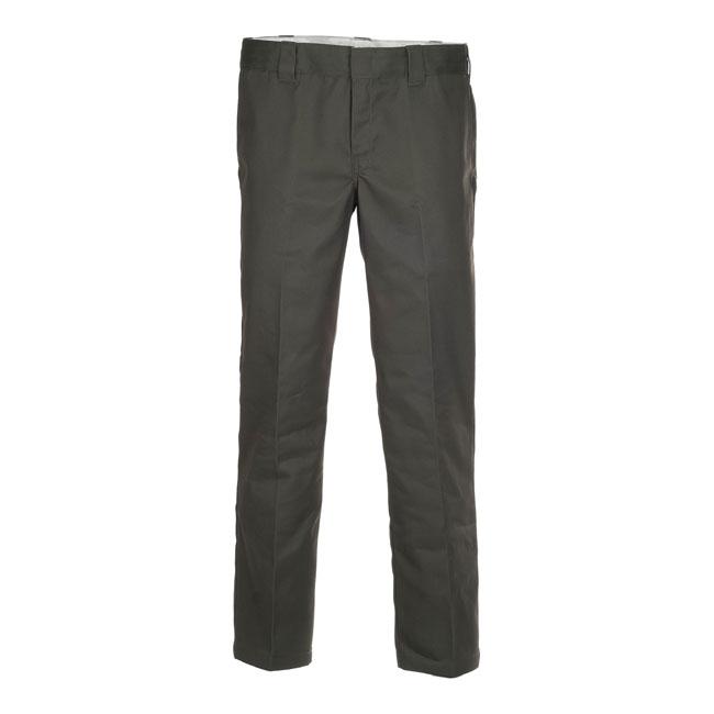 Dickies Pants Olive Green / 30x32 Dickies Slim Straight 873 Work Pant Customhoj