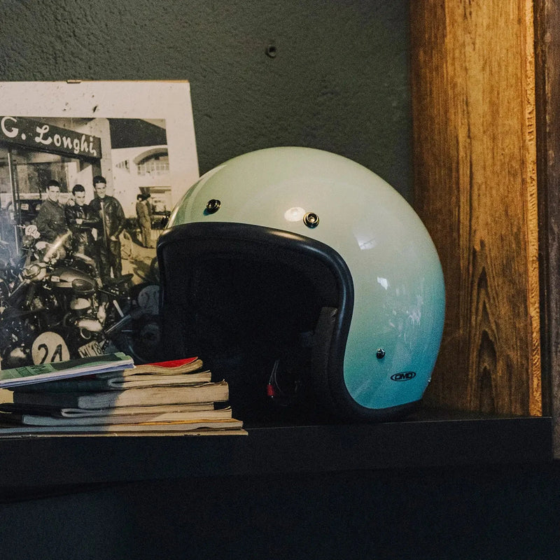 DMD Retro Classic Open Motorcycle Helmet  - Customhoj