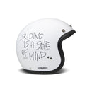 DMD Retro Graphic Open Motorcycle Helmet Oldie / XS (54cm)  - Customhoj