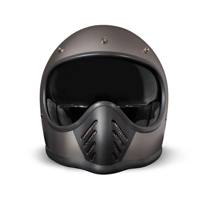 DMD Seventyseven Retro MX Motorcycle Helmet Point Black / XS (53-54cm)  - Customhoj