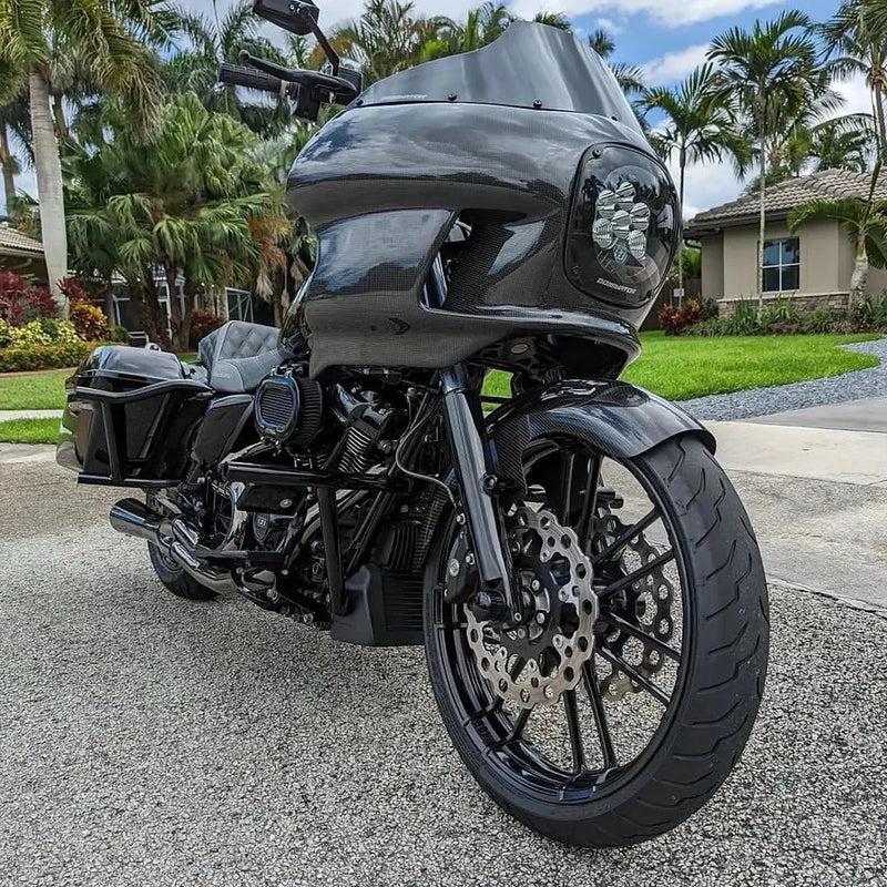 Dominator Front Crash Bar for Harley  - Customhoj