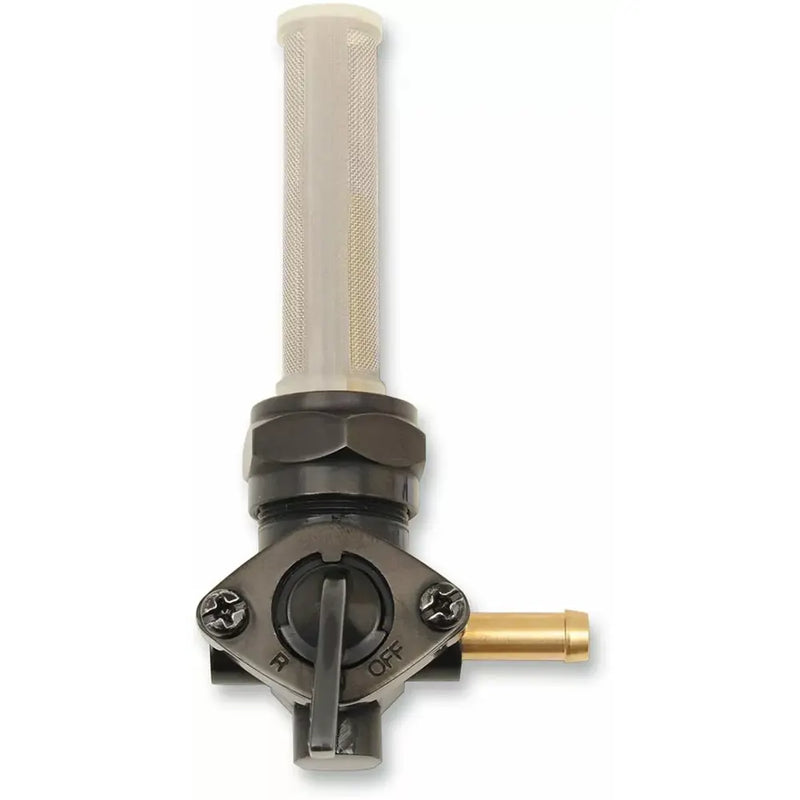 Drag Specialties Motorcycle Petcock OEM Style M22 Rear-facing spigot / Black