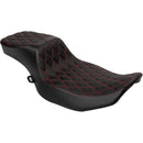 Drag Specialties Performance Predator 2-Up Extended Reach Seat for Harley  - Customhoj