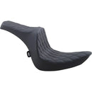 Drag Specialties Predator III Seat for Harley 07-17 Softail Fat Boy / Diamond Black  - Customhoj