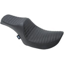Drag Specialties Predator III Seat for Harley 82-00 FXR / Tuck n Roll Black  - Customhoj