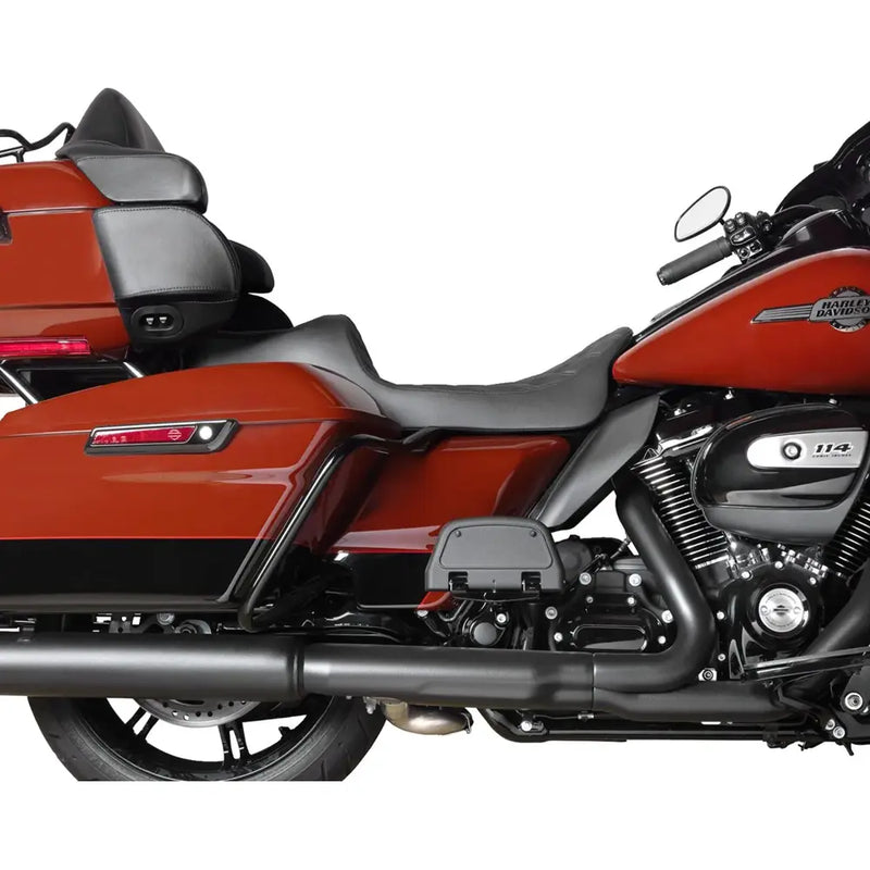 Drag Specialties Siodło Predator III 2-Up Extended Reach do Harley 