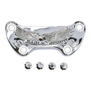 Eagle Spirit One Piece Riser Top Clamp Chrome for Harley