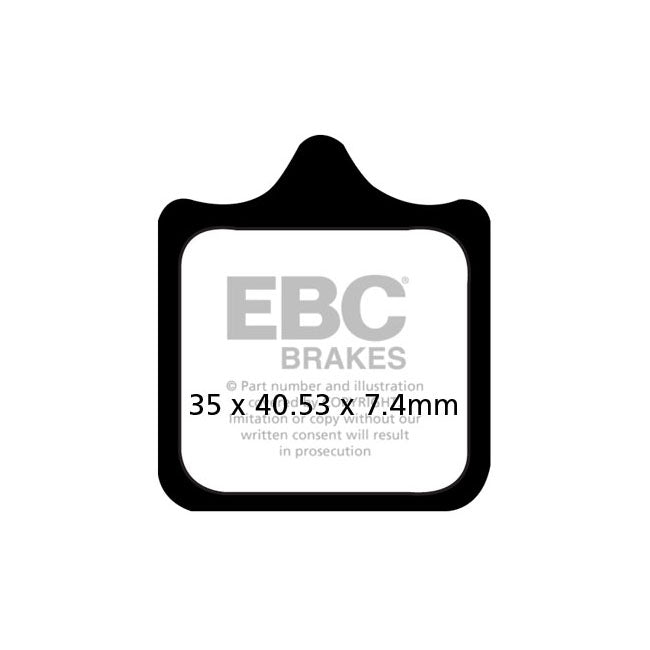 EBC Double-H Sintered Front Brake Pads for Moto Guzzi 1000 MGS-01 Corsa 03-11