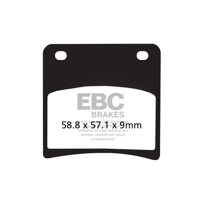 EBC Double-H Sintered Rear Brake Pads for Suzuki GSX 1100 G 91-96