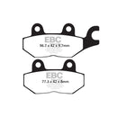 EBC Double-H Sintered Rear Brake Pads for Triumph Daytona 1200 92-98
