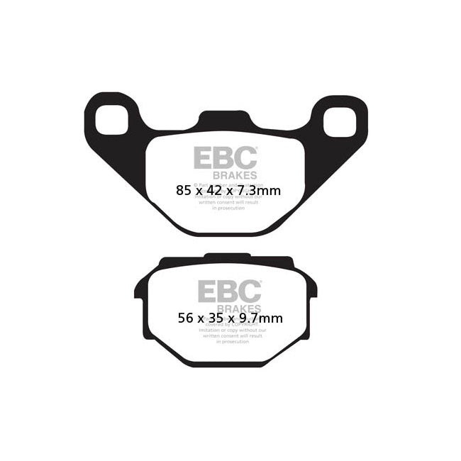 EBC Organic Rear Brake Pads for Aprilia Moto 6.5 95-01