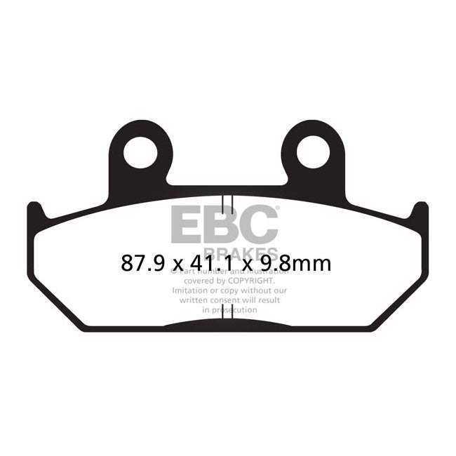 EBC V-Pad Semi Sintered Front Brake Pads for Honda GL 1500 Goldwing 88-00