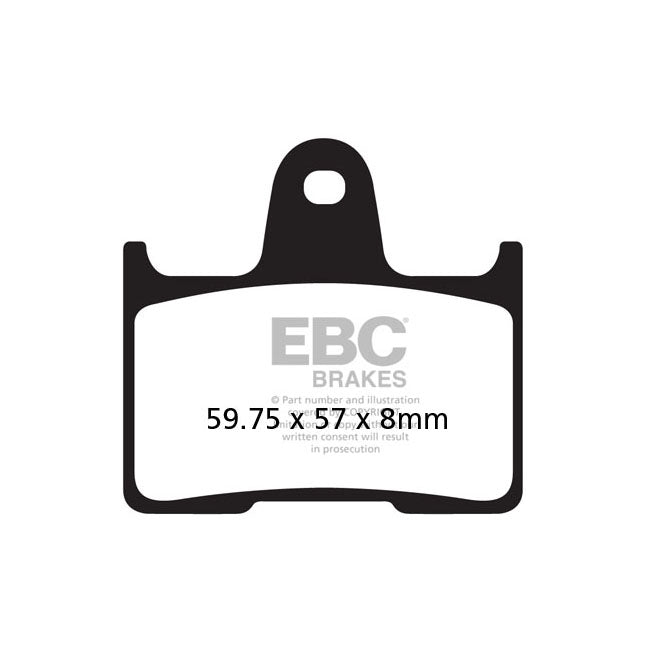 EBC V-Pad Semi Sintered Rear Brake Pads for Honda CB 1300 97-00